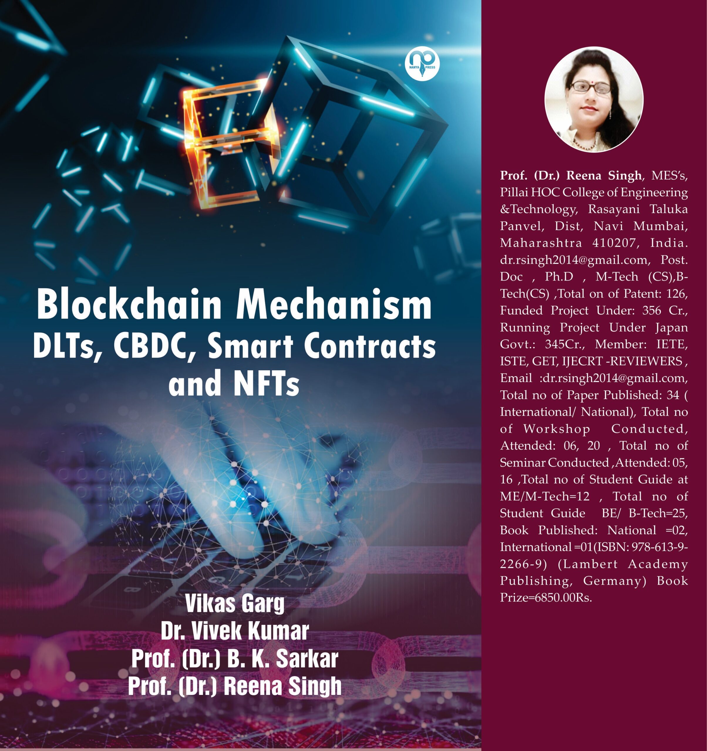 Blockchain Mechanism, DLTs, CBDC, Smart Contracts and NFTs