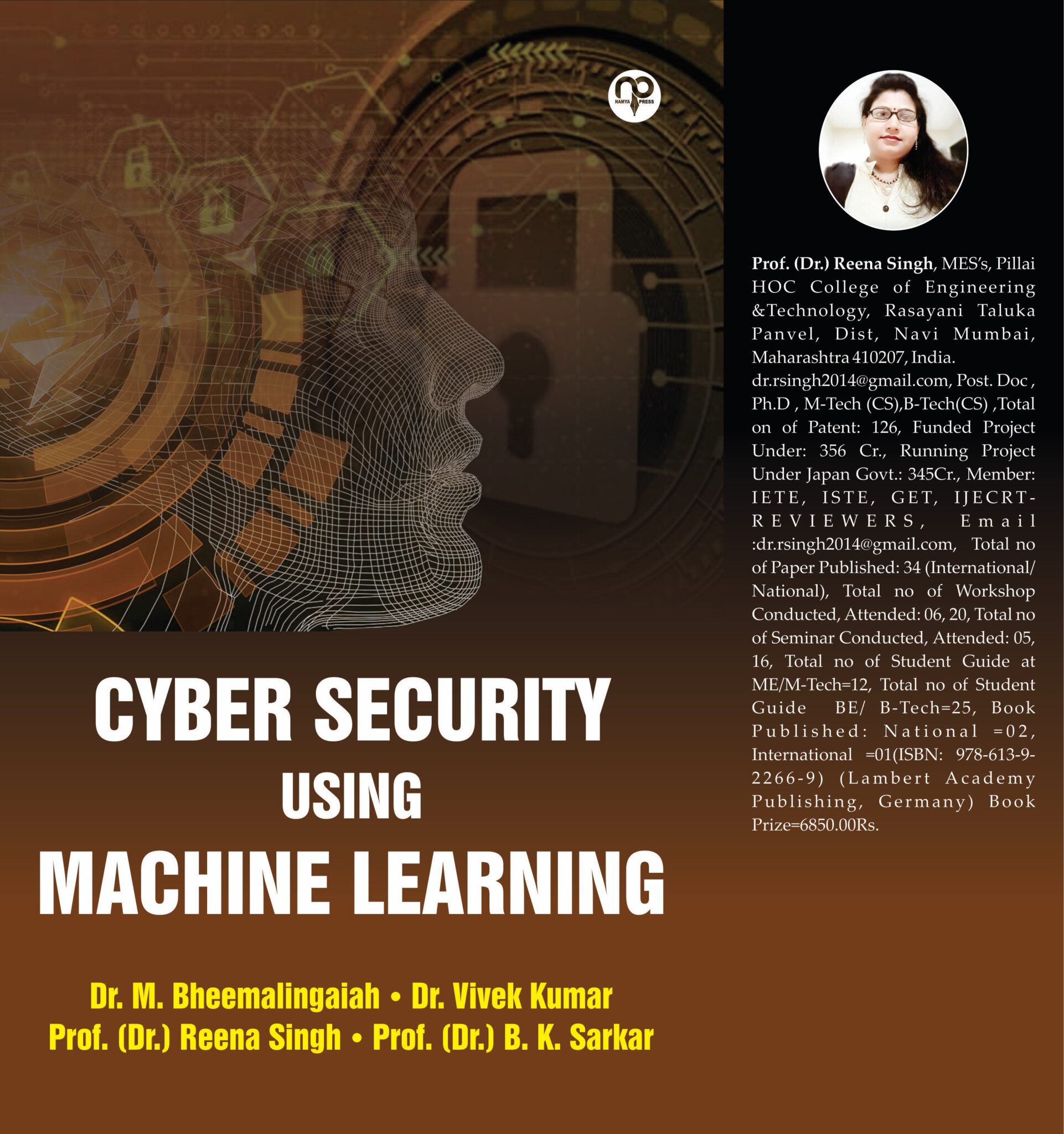 Cyber Security Using Machine Learning Namya Press 8576